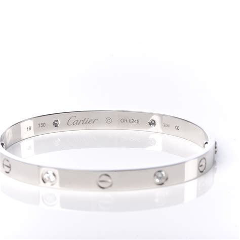 cartier love bracelet in white gold|affordable cartier love bracelets uk.